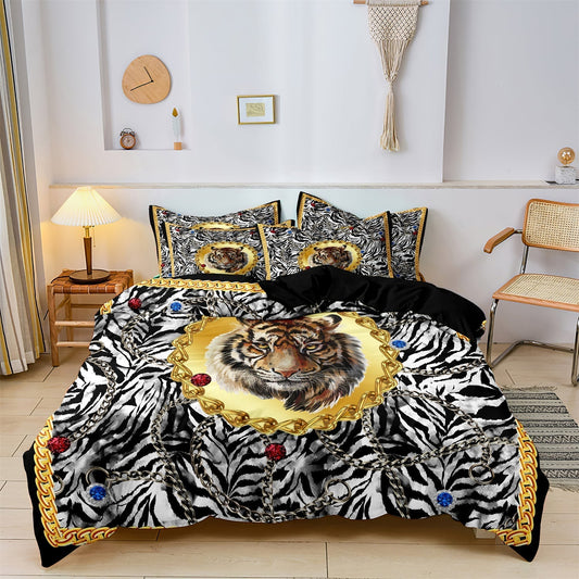 RoarGlow - Jungle Tiger Bettwäsche-Set für Kinder