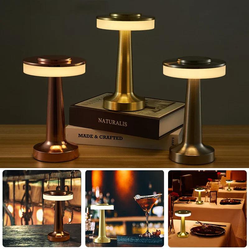 MetalAura - Lampe de table nordique