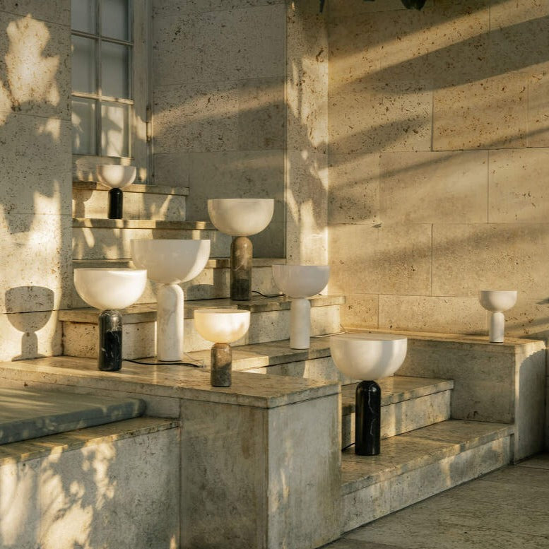 RajaStone - Lampe de table en marbre