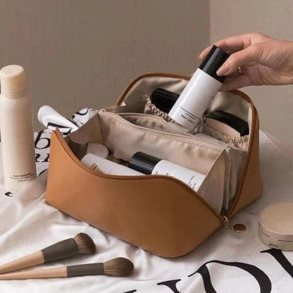 Trousse de maquillage en cuir viral | Gardez tous vos cosmétiques à portée de main