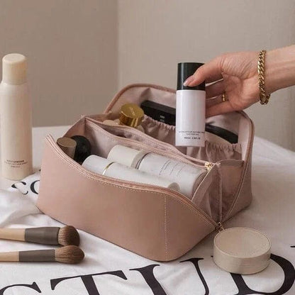Trousse de maquillage en cuir viral | Gardez tous vos cosmétiques à portée de main