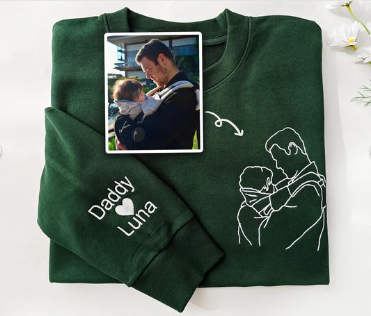 VaderCadeau – Pull brodé unique pour papa