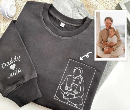 VaderCadeau – Pull brodé unique pour papa