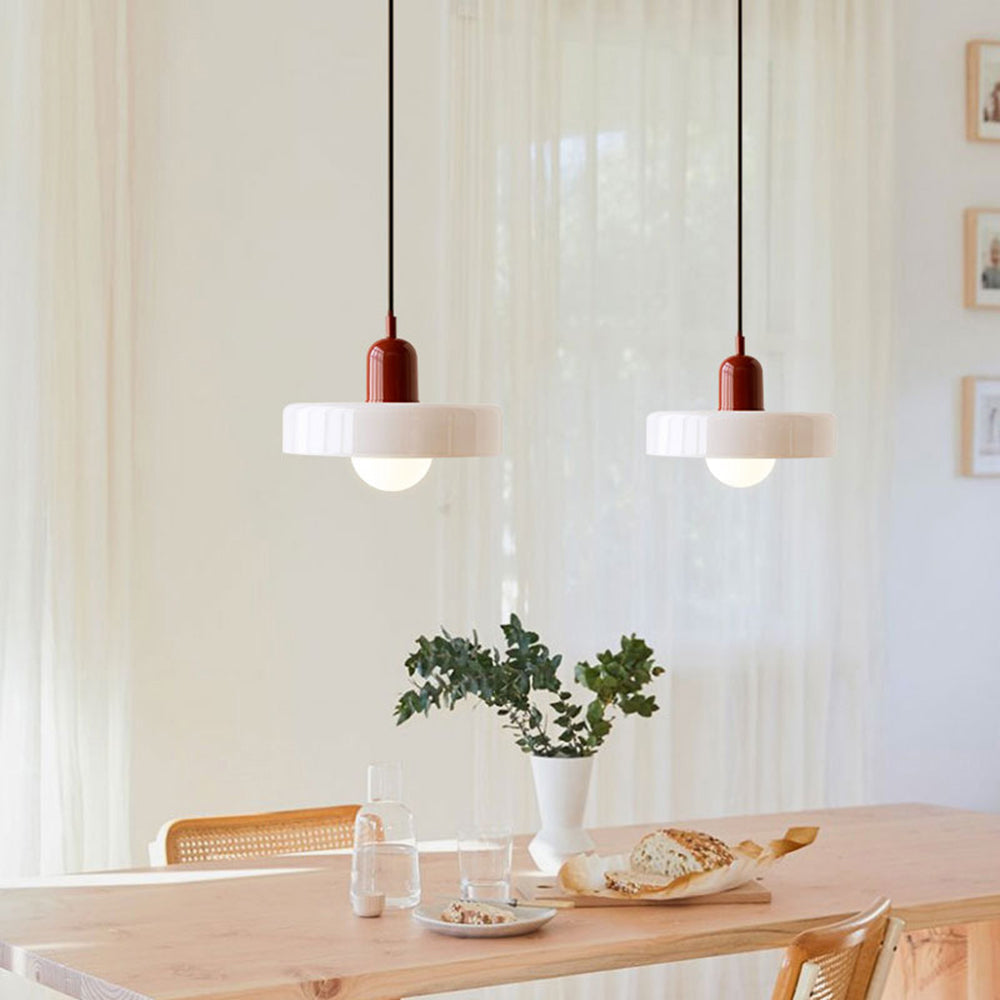 BauhausGlow | Coloured Glass Pendant Light