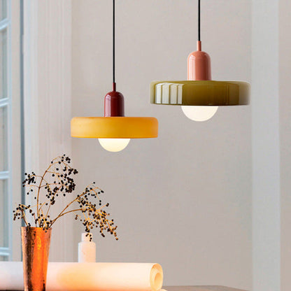 BauhausGlow | Coloured Glass Pendant Light