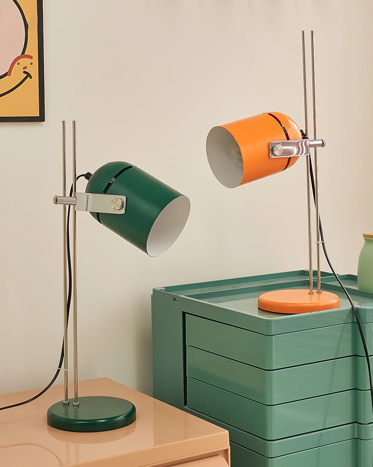 CombiGlow - Bordlampe med fleksibel form og omgivende glød