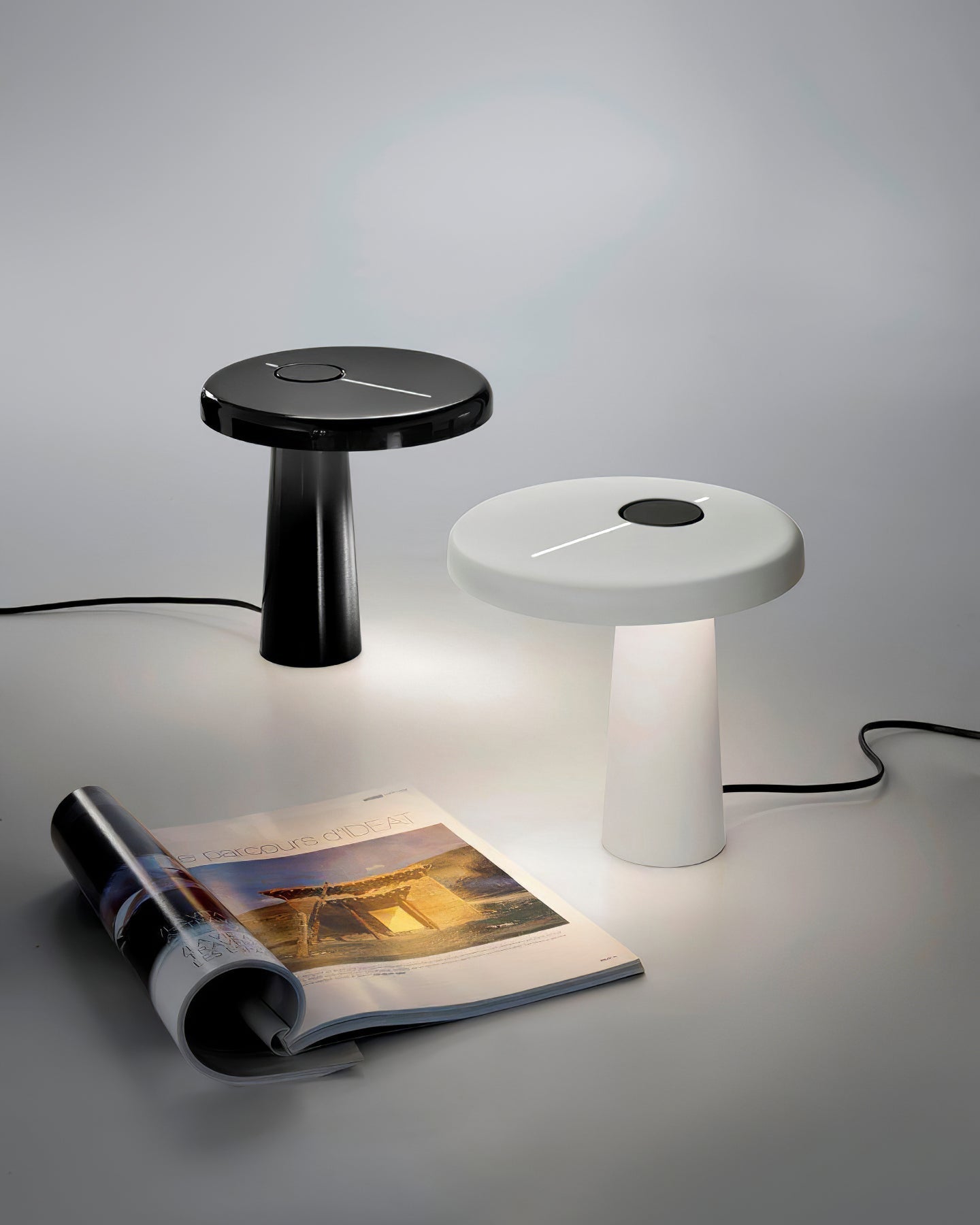 HoopLuxe - Moderne LED-bordlampe med stilfuldt rundt design