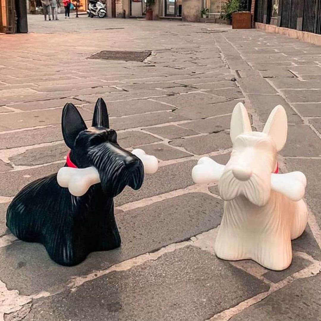 FidoGlow - Bedårende Scottie Hund Bordlampe