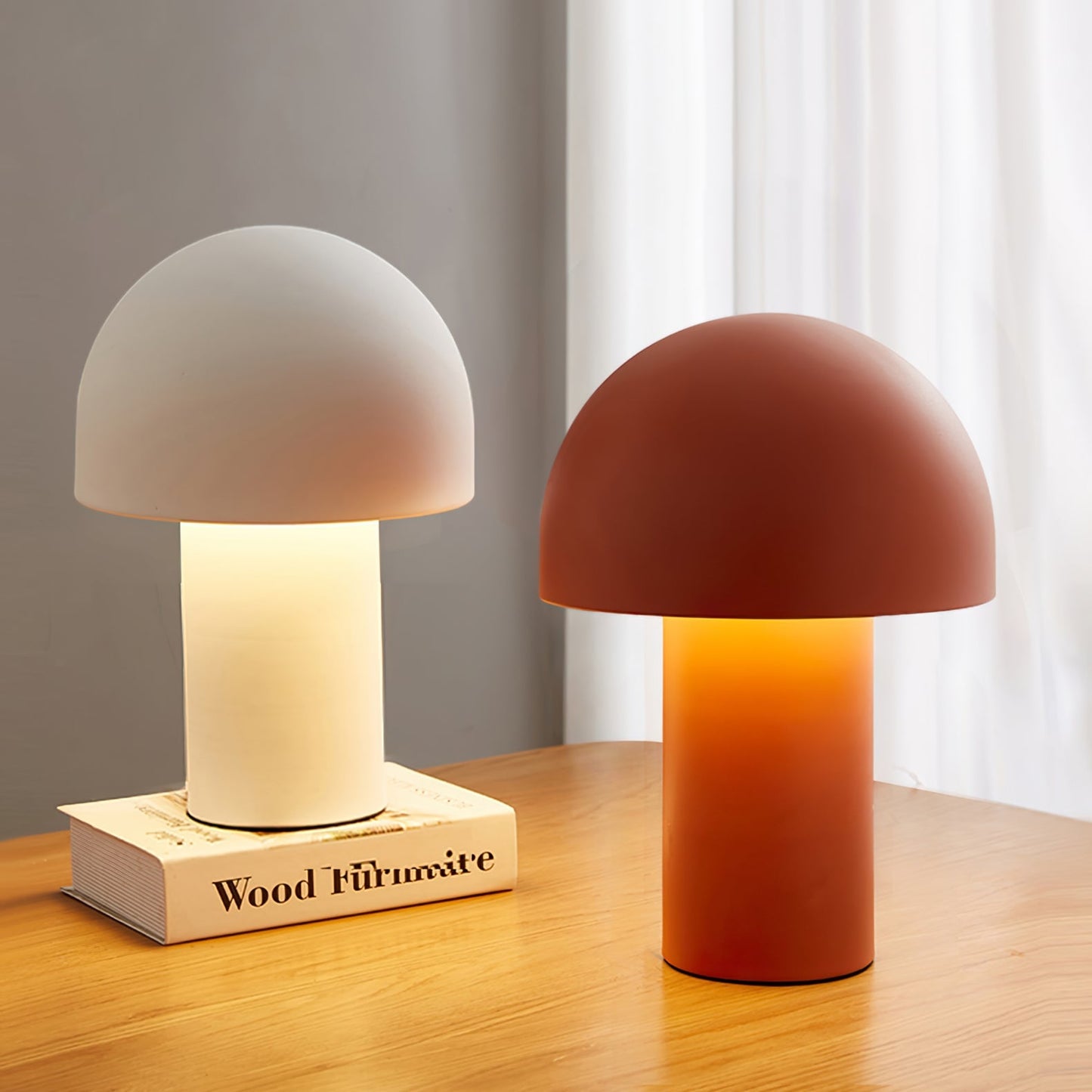 LeeryGlow - Lampe de table élégante avec éclairage LED doux