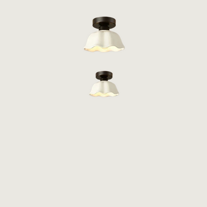 BrilliantGlow | Ceramic and Glass Pendant Light