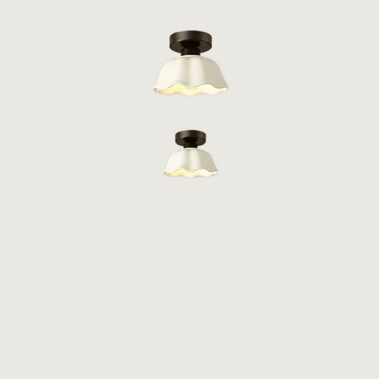 BrilliantGlow | Ceramic and Glass Pendant Light