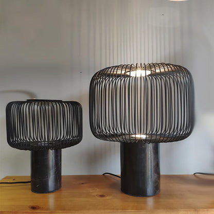 LuxeKeshi - Table Lamp with Modern Base and Subtle Lighting