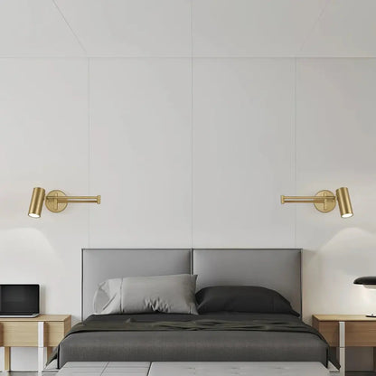 ScandiGlow | Lampe murale minimaliste avec bras flexible