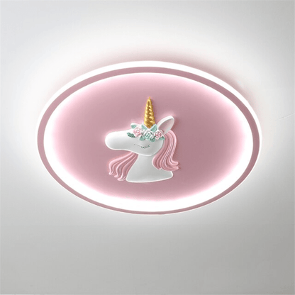 UnicornLuxe - Loftlampe med magisk enhjørningdesign og intim belysning