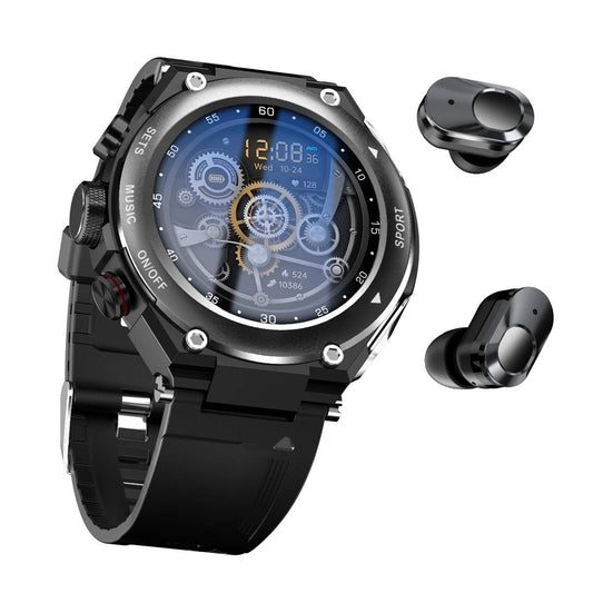 Oreste – Smartwatch med integrerede trådløse øretelefoner