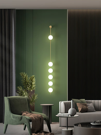 GoldStream - Moderne lodret vægbelysning