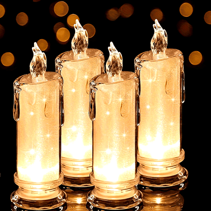 EternaGlow - LED flammesfri lysestakesett for festdekorasjon