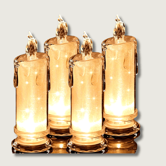 EternaGlow - LED vlamloze kaars set voor feestdecoratie