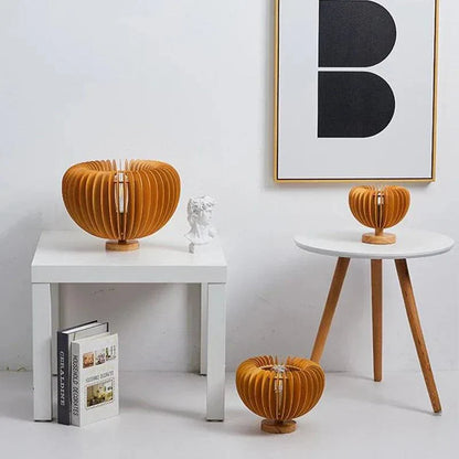 FoldWood - Fleksibel Træbordlampe