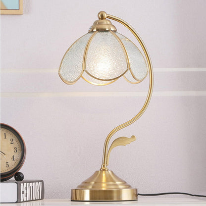 TiffanyBloom - Elegant Table Lamp with Floral Design
