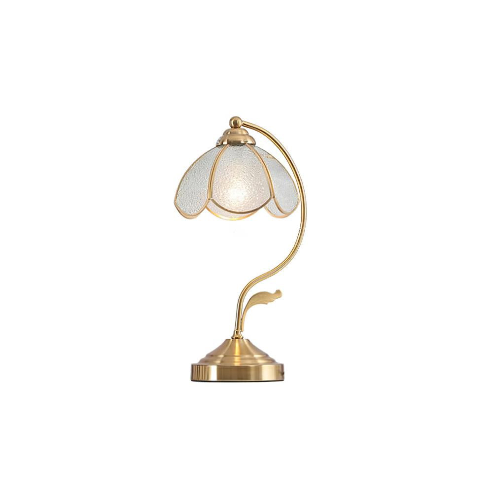 TiffanyBloom - Elegant Table Lamp with Floral Design