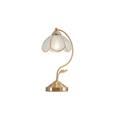 TiffanyBloom - Elegant Table Lamp with Floral Design