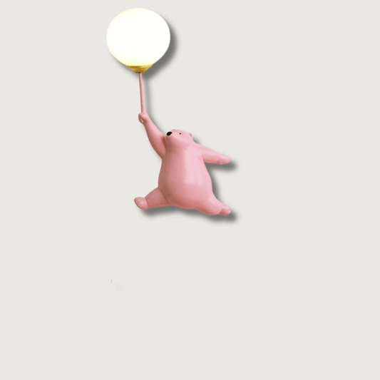 BeerGlow - Lampe murale avec design d'ours et lumière agréable