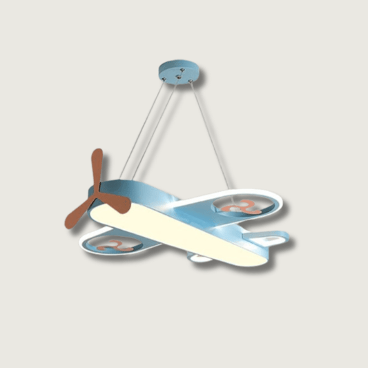 FlyBright - Kinder LED-kroonluchter met vliegtuigmotief