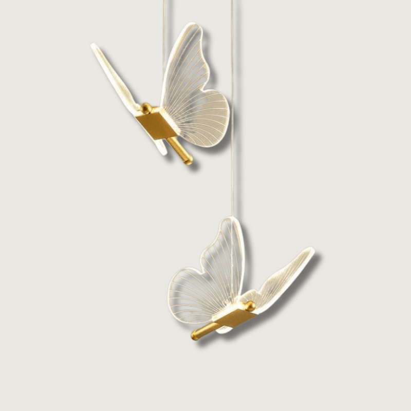 LuxeFarfalla - LED Hanglamp met Vlindervleugels