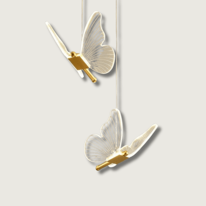 LuxeFarfalla - LED Hanglamp met Vlindervleugels