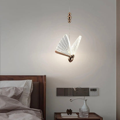 AviaraGlow - Schmetterlingsförmige Pendelleuchte mit integrierter LED-Beleuchtung