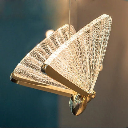 AviaraGlow - Schmetterlingsförmige Pendelleuchte mit integrierter LED-Beleuchtung