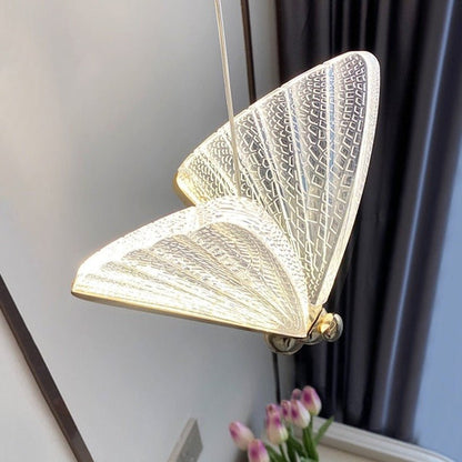 AviaraGlow - Schmetterlingsförmige Pendelleuchte mit integrierter LED-Beleuchtung