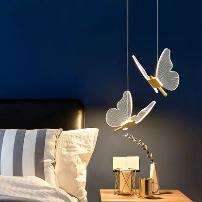 LuxeFarfalla - LED Hanglamp met Vlindervleugels