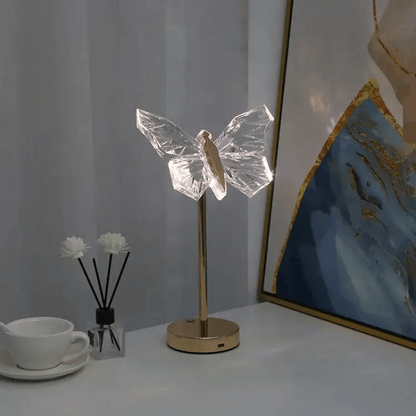 Winged Glow - Kristallen Tafellamp