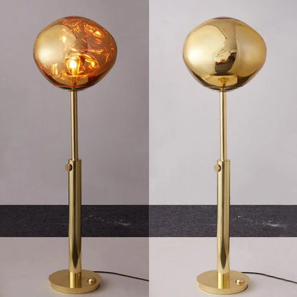 VertoGlow - Lampe sur pied en pierre de lave dimmable