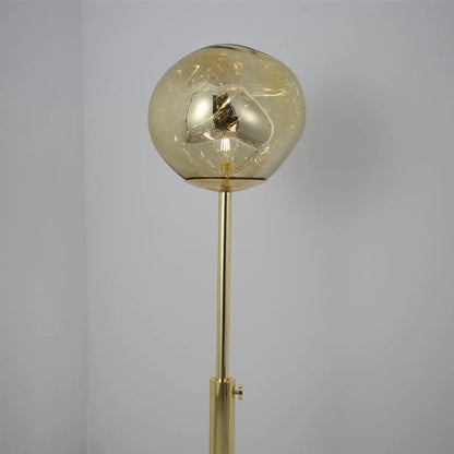 VertoGlow - Lampe sur pied en pierre de lave dimmable