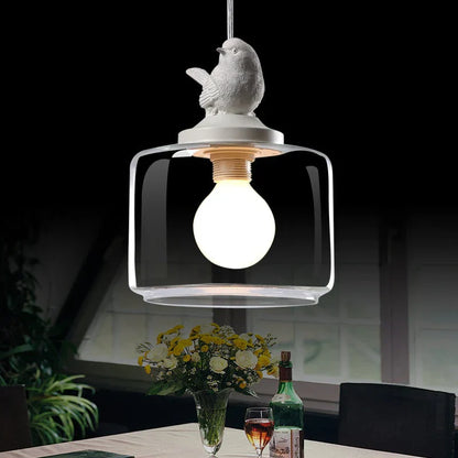 AviaryGlow - Pendant Light in Bird Style