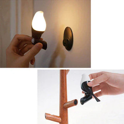 OakGlow - Sensorbordlampe med naturligt træ