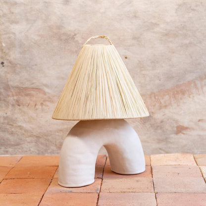LuxeVolta - Table Lamp with Sleek Base and Electric Power