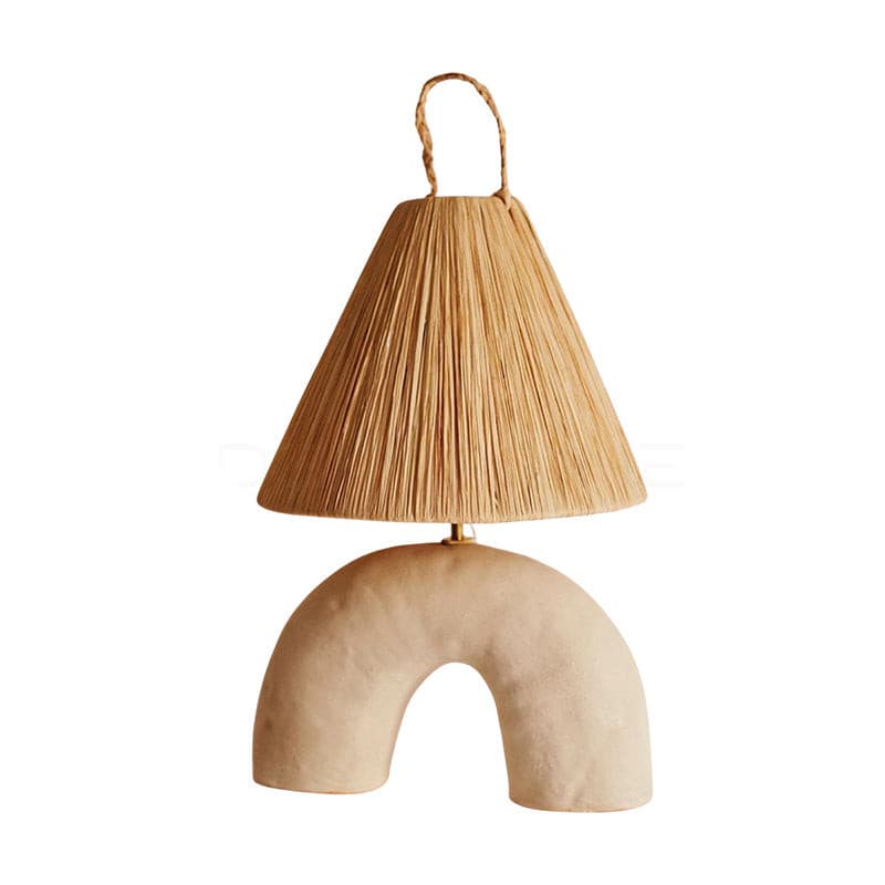 LuxeVolta - Table Lamp with Sleek Base and Electric Power