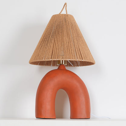 LuxeVolta - Table Lamp with Sleek Base and Electric Power