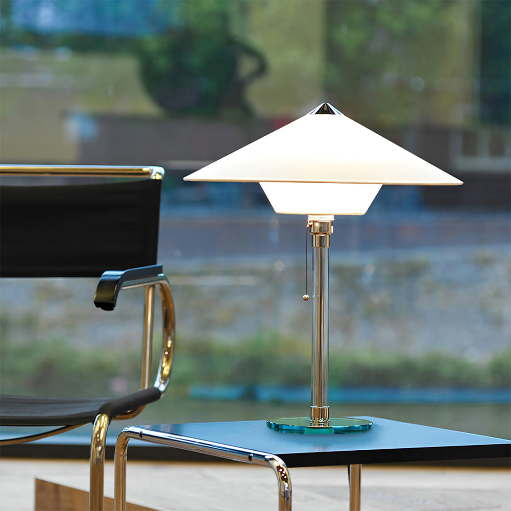 Wagenfeld Glow - Lampe de table élégante à forme minimaliste