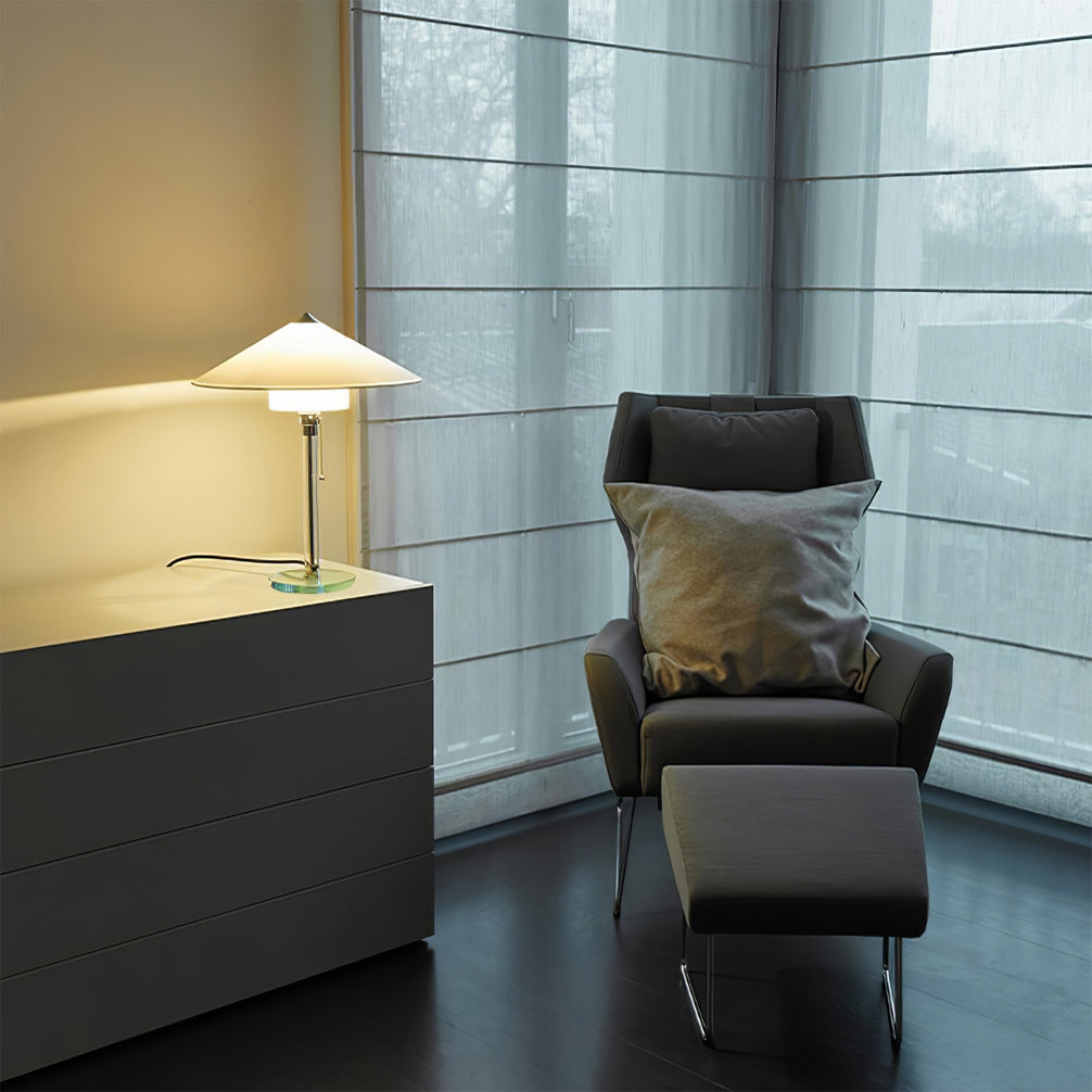 Wagenfeld Glow - Lampe de table élégante à forme minimaliste