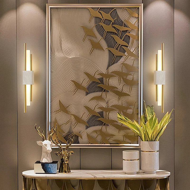StoneBeam - Modern Marble Wall Lamp with LED