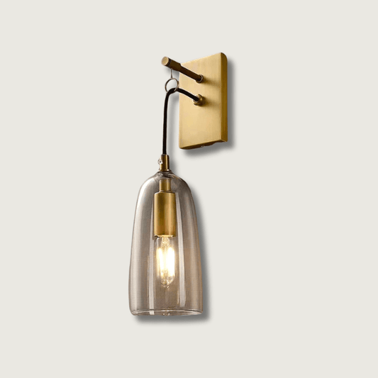 NovaBeam - Lampe murale raffinée en or