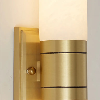 CopperGlow - Marmor Væglampe med Kreativt Design