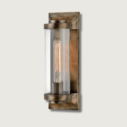 Pearson - Lanterne murale moyenne 1 lumière bronze