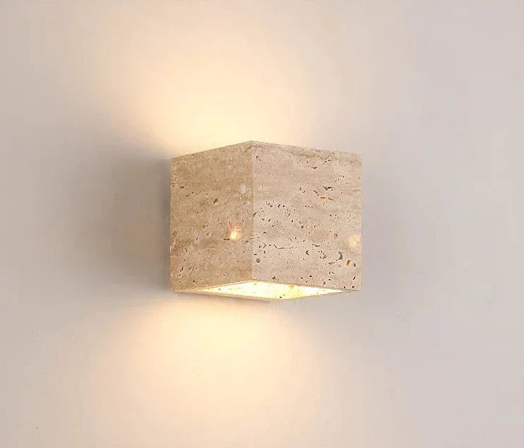 LemonGlow - Gul Stenvæglampe