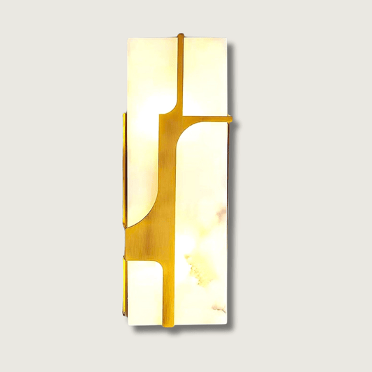 OpalGlow - Lampe murale Art déco en marbre